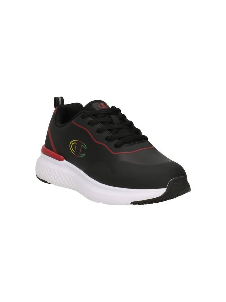 Champion Bold Winter B GS, Scarpe Da Ginnastica Unisex Ragazzo - Nero/Rosso