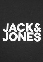 Upload the image to the Gallery viewer,JACK &amp; JONES JJECORP LOGO TEE SS O-NECK NOOS, T-shirt Uomo - Nero
