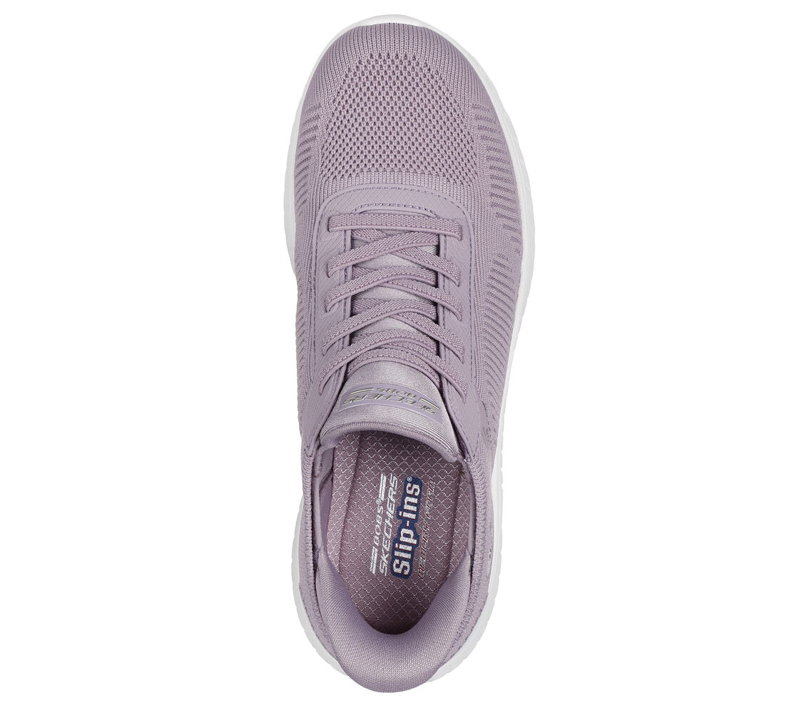 Skechers Bobs Squad Chaos, Scarpe Sportive Donna Slip-Ins - Lavanda