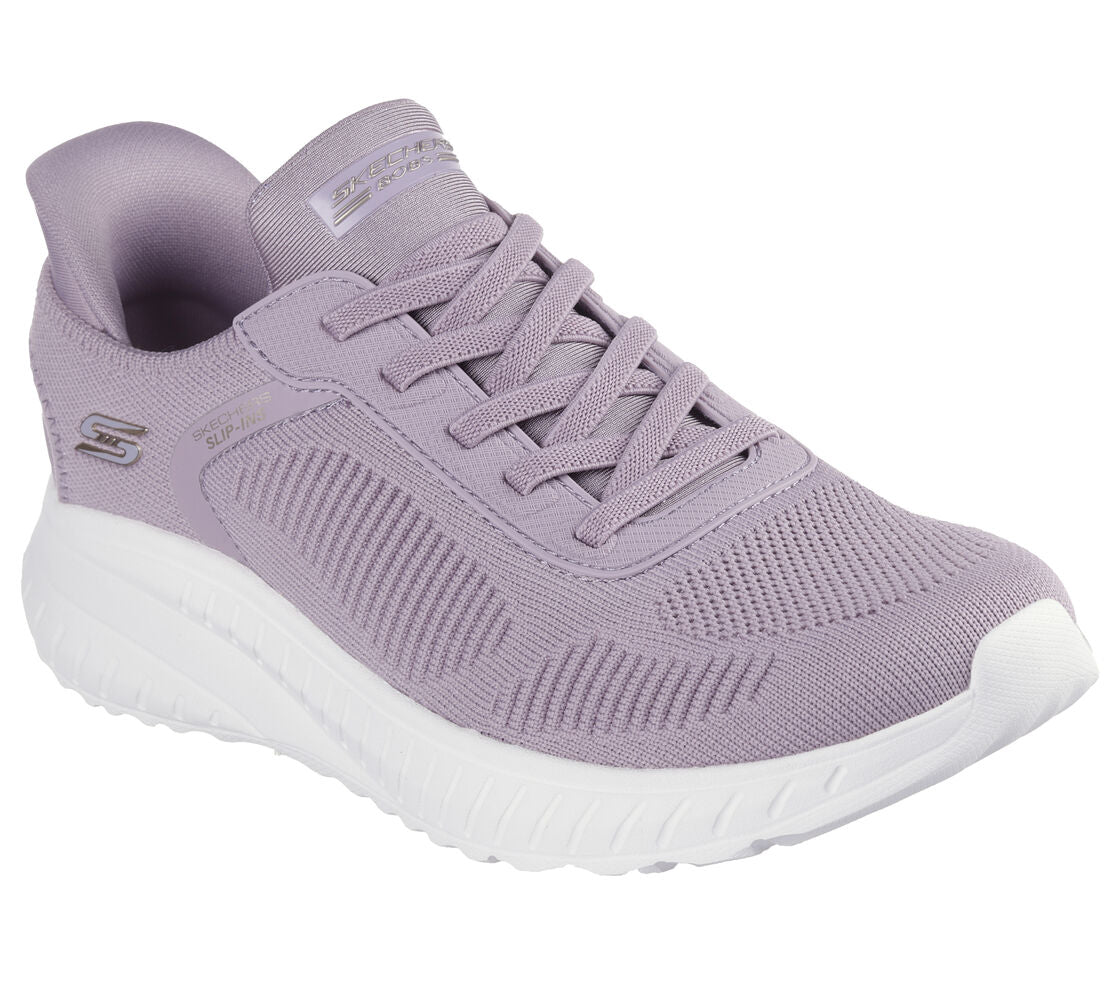 Skechers Bobs Squad Chaos, Scarpe Sportive Donna Slip-Ins - Lavanda