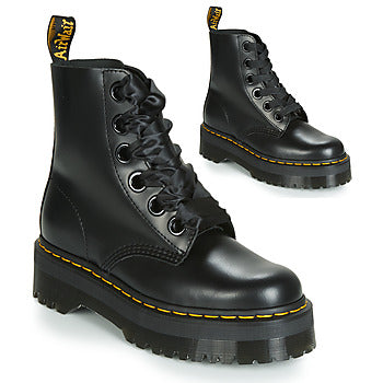 Stivaletti donne Dr. Martens Molly Nero