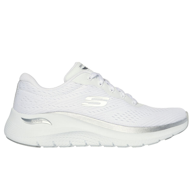 Skechers Arch Fit 2.0- Glow The Distance, Scarpe Sportive Donna - Bianco