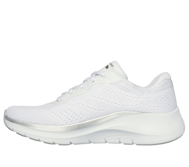 Skechers Arch Fit 2.0- Glow The Distance, Scarpe Sportive Donna - Bianco