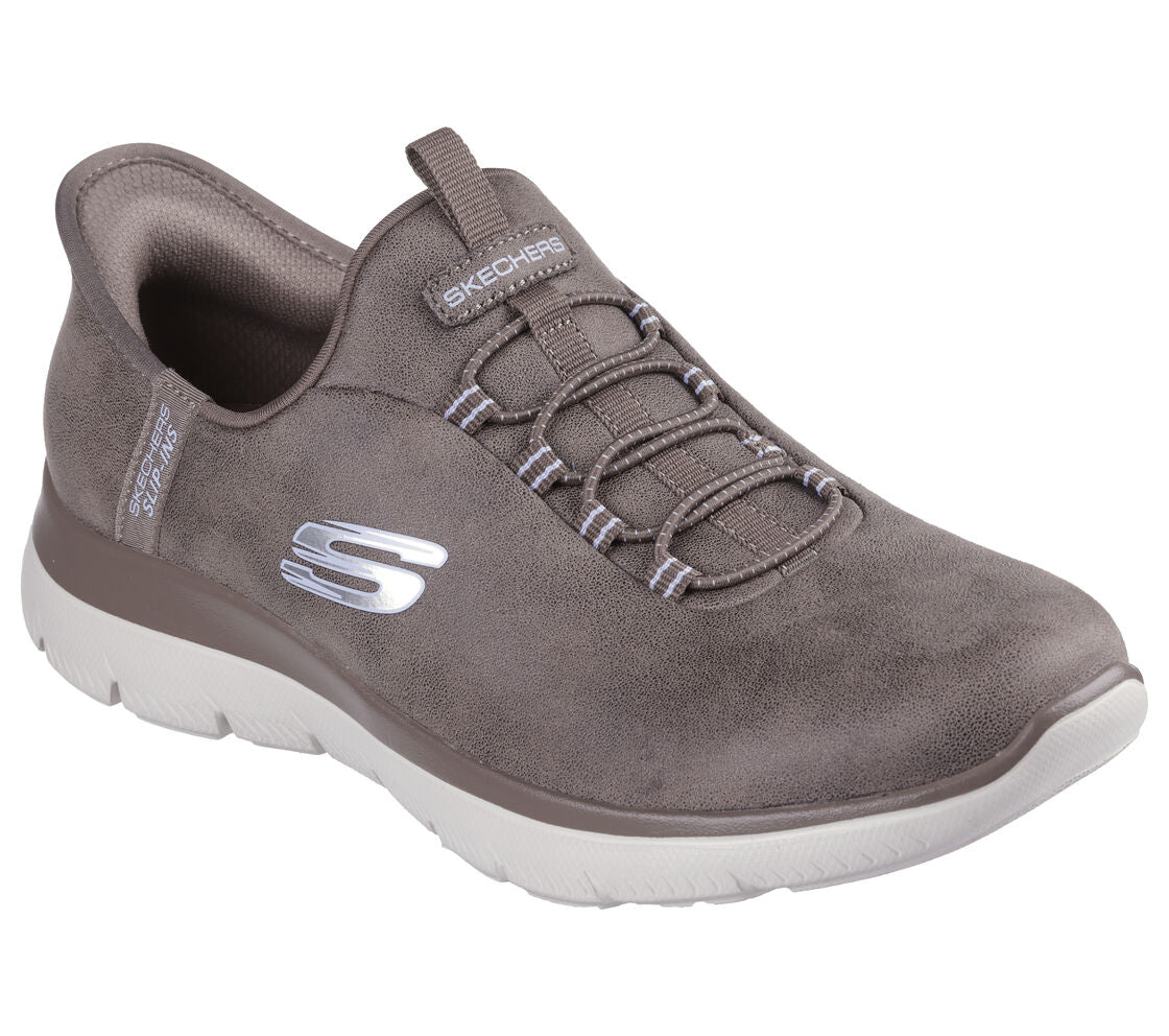 Skechers Summits-Unkown Trail, Scarpe Sportive Donna Slip-Ins - Marrone