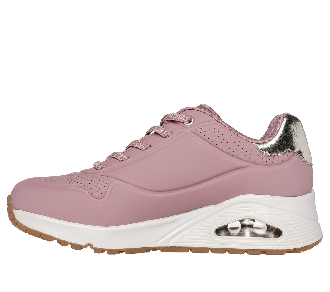 Skechers Uno - Shimmer Away, Sneakers Donna - Rosa e Oro