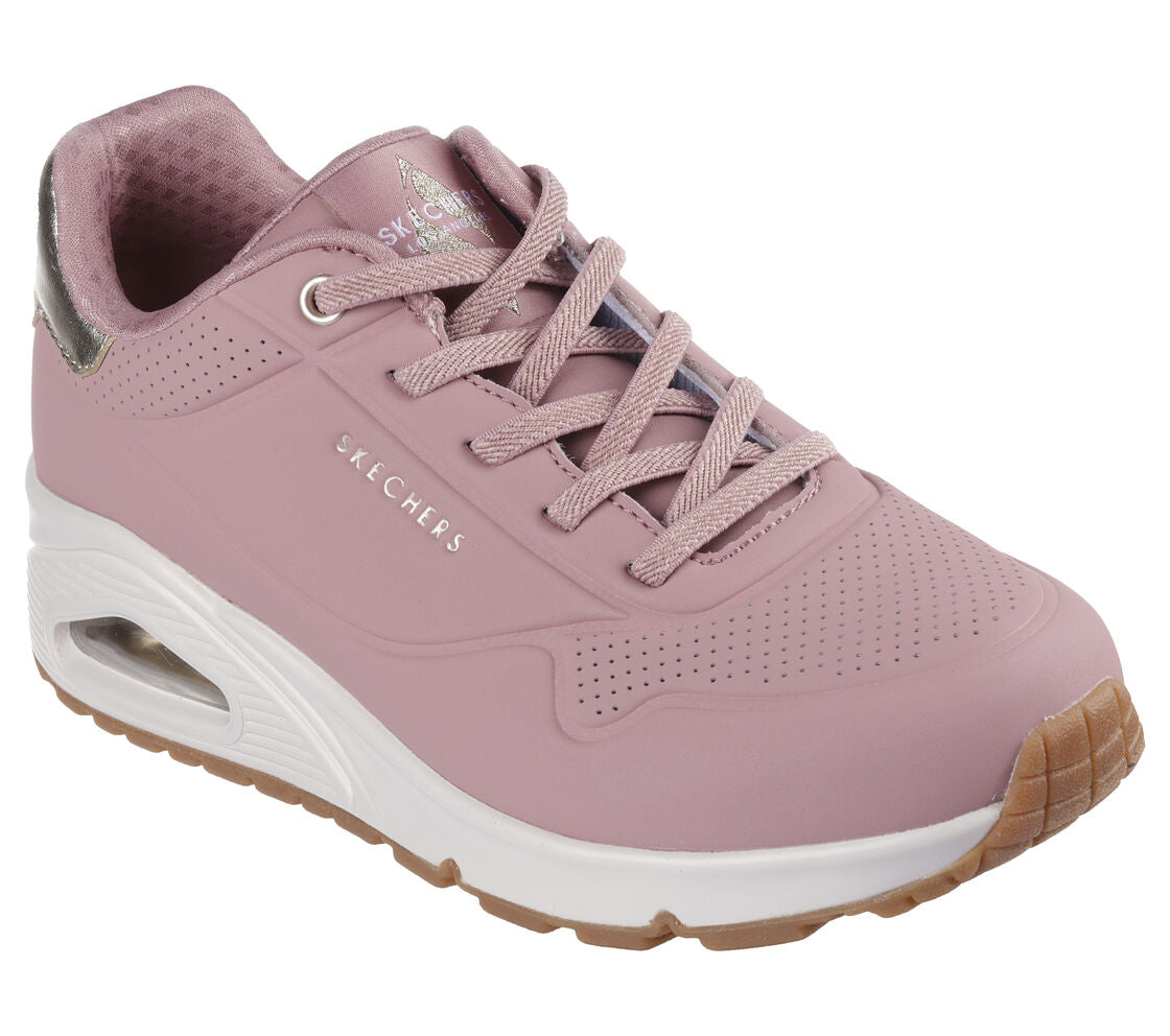 Skechers Uno - Shimmer Away, Sneakers Donna - Rosa e Oro