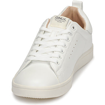 Sneakers basse donne Only  SHILO PU  Bianco