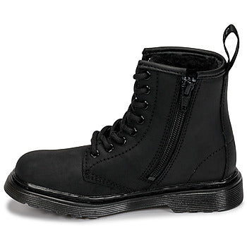 Stivaletti bambini ragazzo Dr. Martens 1460 SERENA MONO J Nero