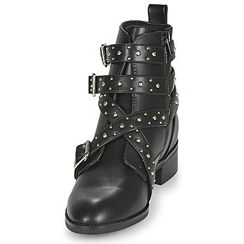 Stivaletti donne Only  BRIGHT 14 PU STUD BOOT  Nero