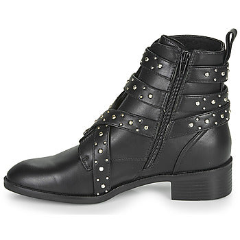 Stivaletti donne Only  BRIGHT 14 PU STUD BOOT  Nero