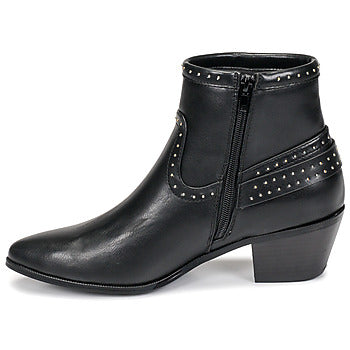 Stivaletti donne Only  TOBIO-7 PU STUD BOOT  Nero