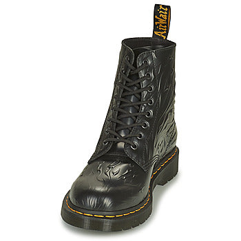 Stivaletti donne Dr. Martens 1460 FLAMES Nero