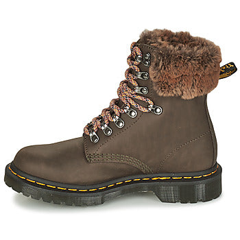 Stivaletti donne Dr. Martens 1460 SERENA COLLAR Marrone