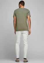 Upload the image to the Gallery viewer,JACK &amp; JONES JJESPLIT NECK TEE SS NOOS, T-shirt Uomo - Blu, Verde, Nero
