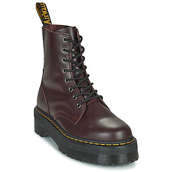 Stivaletti donne Dr. Martens Jadon burgundy Smooth Bordeaux