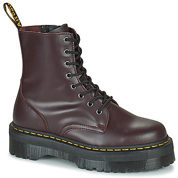 Stivaletti donne Dr. Martens Jadon burgundy Smooth Bordeaux