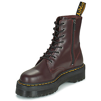 Stivaletti donne Dr. Martens Jadon burgundy Smooth Bordeaux