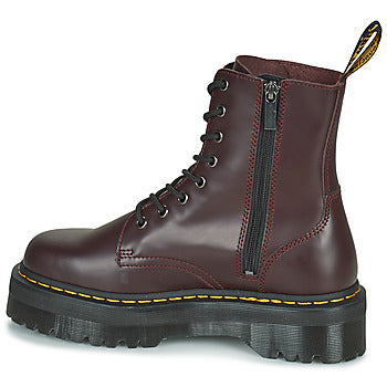 Stivaletti donne Dr. Martens Jadon burgundy Smooth Bordeaux