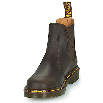 Stivaletti donne Dr. Martens 2976 YS Dark Brown Crazy Horse Marrone