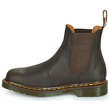 Stivaletti donne Dr. Martens 2976 YS Dark Brown Crazy Horse Marrone