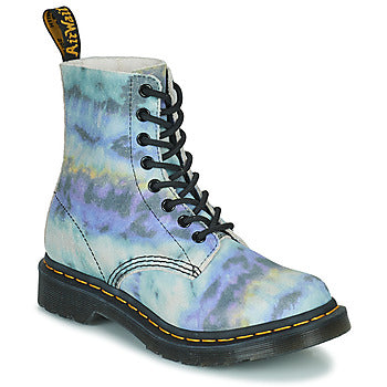 Stivaletti donne Dr. Martens 1460 Pascal Purple Summer Tye and Dye Blu