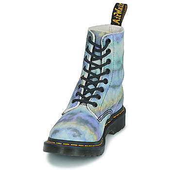 Stivaletti donne Dr. Martens 1460 Pascal Purple Summer Tye and Dye Blu