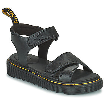 Sandali bambini ragazza Dr. Martens Vossie J Black T Lamper Nero