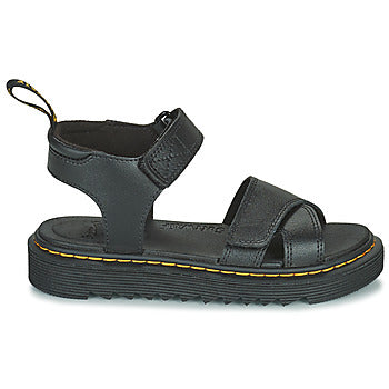 Sandali bambini ragazza Dr. Martens Vossie J Black T Lamper Nero