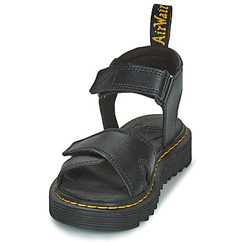 Sandali bambini ragazza Dr. Martens Vossie J Black T Lamper Nero