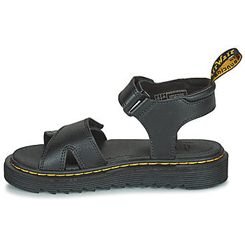 Sandali bambini ragazza Dr. Martens Vossie J Black T Lamper Nero