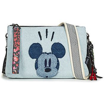 Borsa a tracolla donne Desigual  MICKEY DENIM DORTMUND  Blu