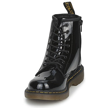 Stivaletti bambini ragazza Dr. Martens 1460 JR BLACK PATENT LAMPER Nero