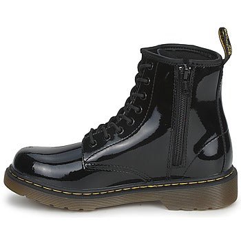 Stivaletti bambini ragazza Dr. Martens 1460 JR BLACK PATENT LAMPER Nero