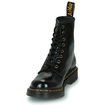 Stivaletti donne Dr. Martens 1460 Distressed Patent Nero