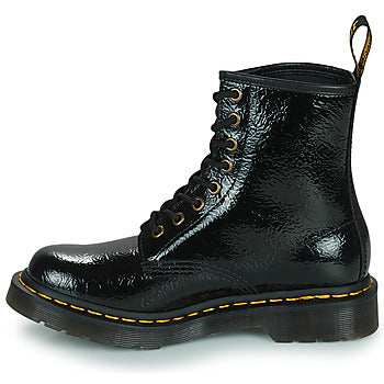 Stivaletti donne Dr. Martens 1460 Distressed Patent Nero