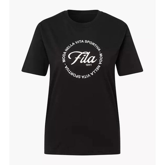 Fila T-Shirt Donna Graphic Logo Tee - Nero/Verde Menta