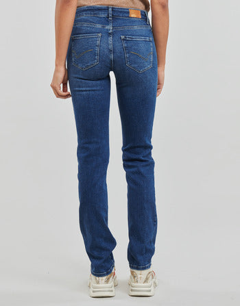 Jeans Flare donne Only  ONLALICIA LIFE REG STRT DNM DOT  Blu