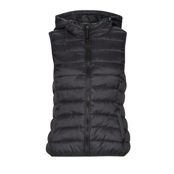 Piumino donne Only  ONLNEWTAHOE HOOD WAISTCOAT OTW NOOS  Nero