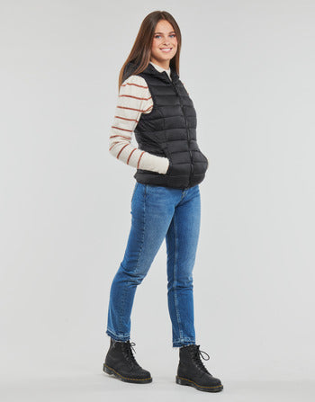 Piumino donne Only  ONLNEWTAHOE HOOD WAISTCOAT OTW NOOS  Nero