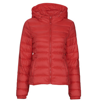 Piumino donne Only  ONLTAHOE HOOD JACKET OTW NOOS  Rosso