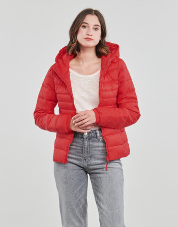 Piumino donne Only  ONLTAHOE HOOD JACKET OTW NOOS  Rosso