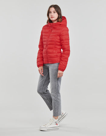 Piumino donne Only  ONLTAHOE HOOD JACKET OTW NOOS  Rosso