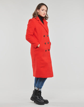 Mantella donne Only  ONLPIPER  COAT CC OTW  Rosso