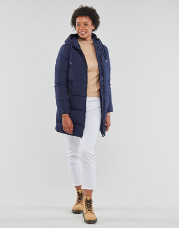 Piumino donne Only  ONLDOLLY LONG PUFFER COAT OTW NOOS  Marine