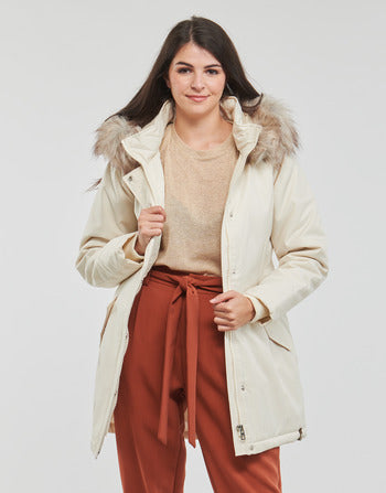 Parka donne Only  ONLKATY PARKA COAT CC OTW  Bianco