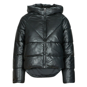 Piumino donne Only  ONLANJA FAUX LEATHER PUFFER CC OTW  Nero