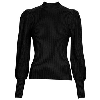 Maglione donne Only  ONLKATIA L/S HIGHNECK PULLOVER KNT NOOS  Nero