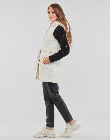 Mantella donne Only  ONLSEDONA LIGHT WAISTCOAT CC OTW  Bianco