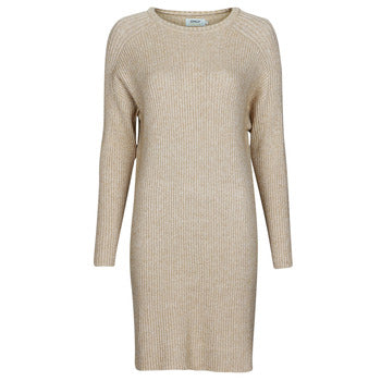 Abito corto donne Only  ONLFIA KATIA L/S DRESS CC KNT  Beige