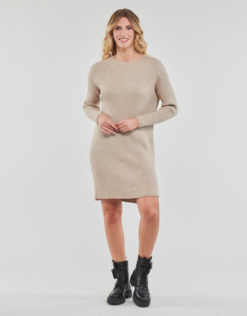 Abito corto donne Only  ONLFIA KATIA L/S DRESS CC KNT  Beige